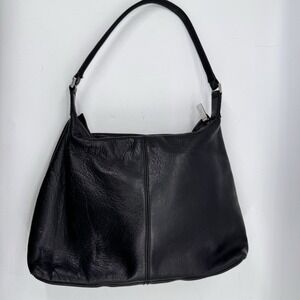 HOBO Black Leather Hobo Bag